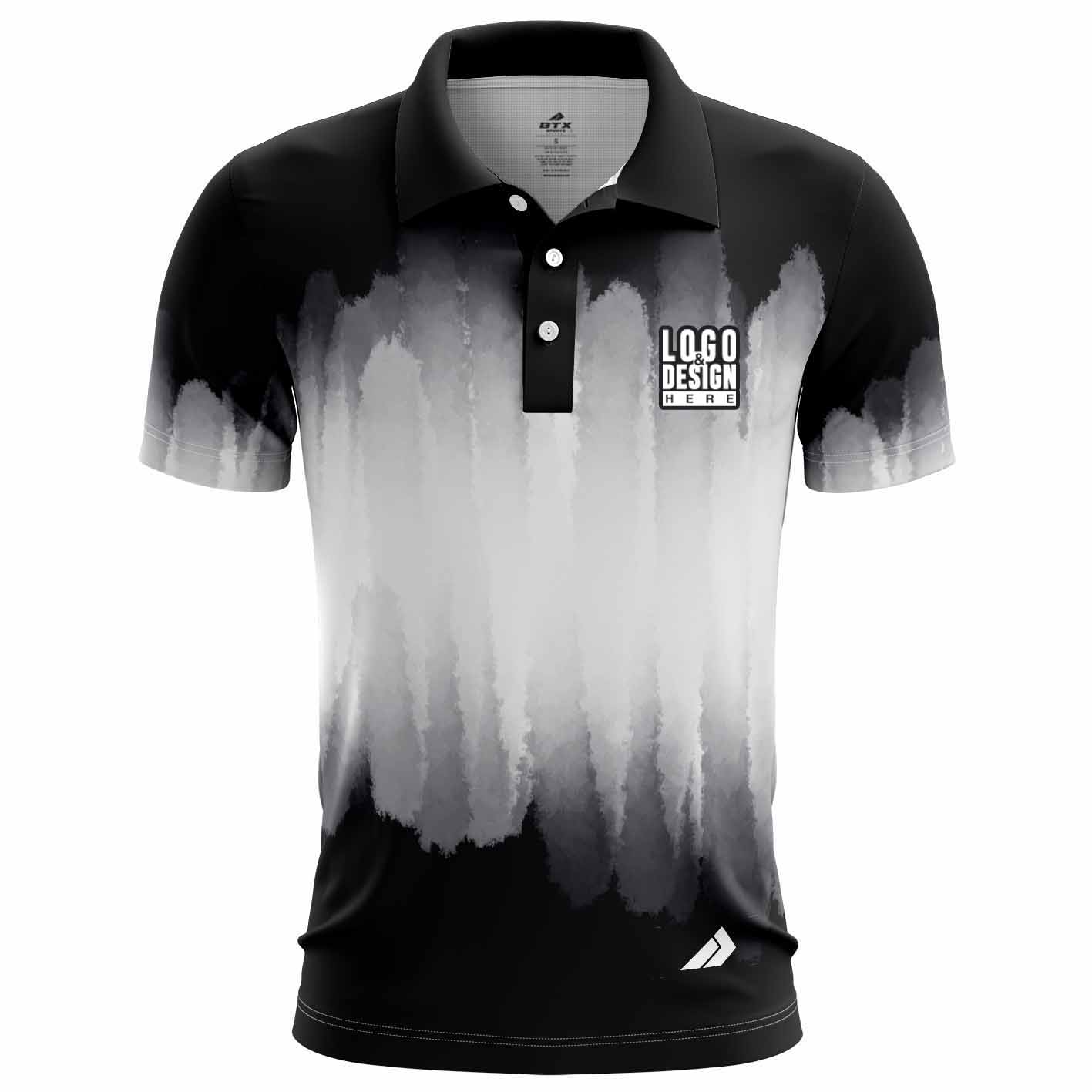 Brushed Center White Men's Polo Shirts - BTX Sports